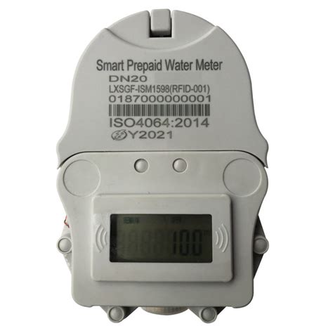 ISW1598 Prepaid Water Meter Charged by Smart RFID or IC Card